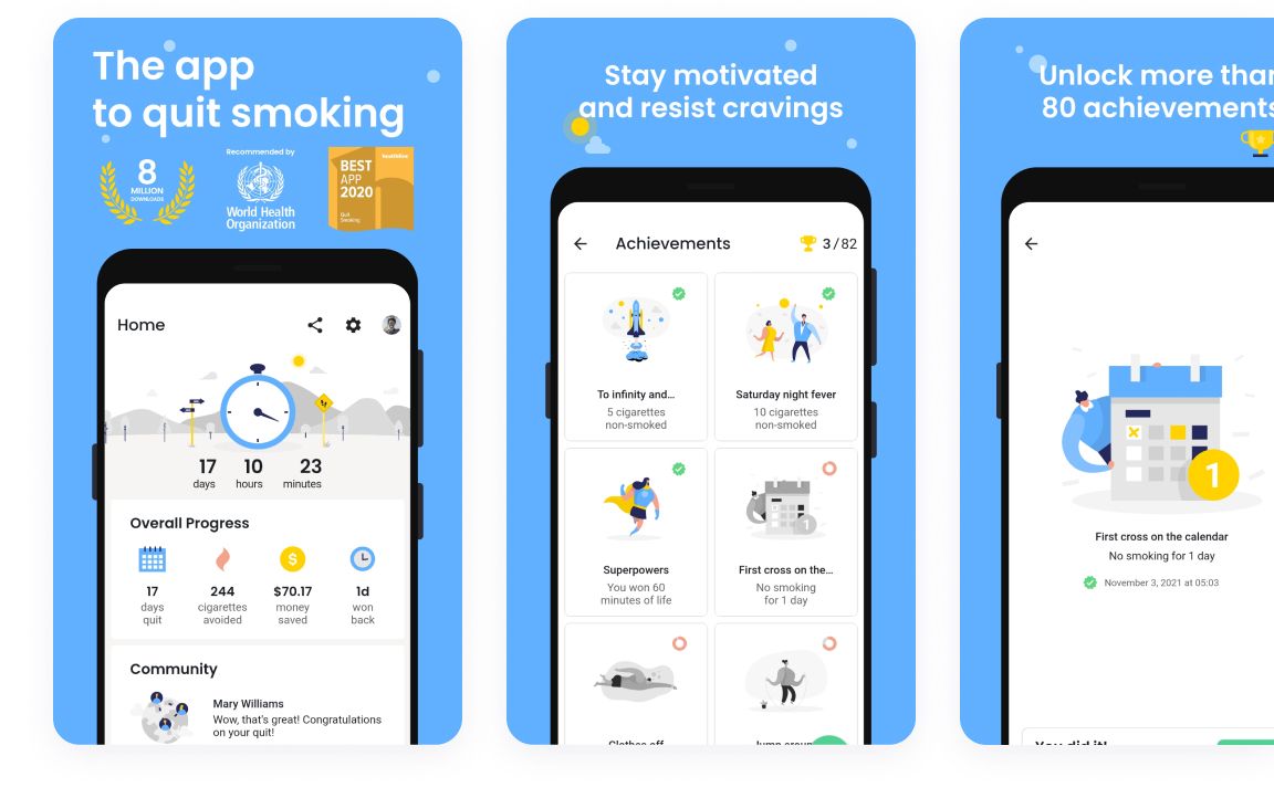 application screenshots