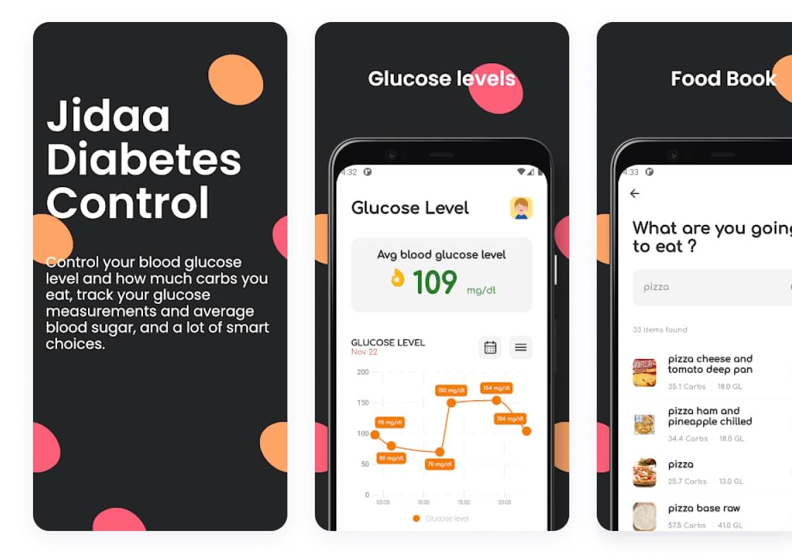 application screenshots