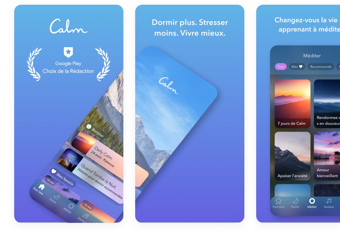 application screenshots