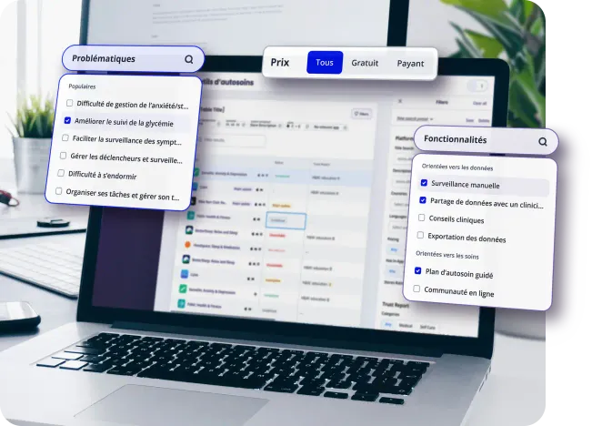 outils de veille et de sélection d'outils d'autosoins